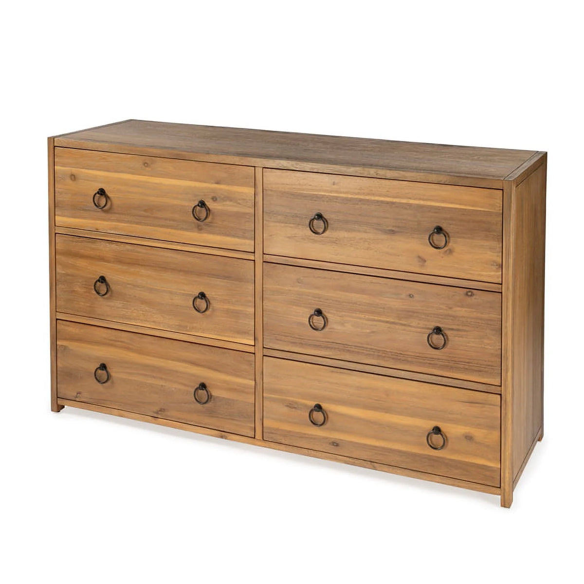 6-Drawer Engineered Wood Double Dresser H4836
