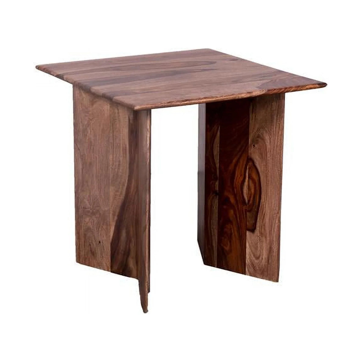 Solid Sheesham Wood End Table O561