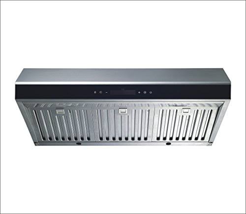 30x22 Stainless Steel Under Cabinet Ducted Range Hood 500 CFM Touch Control R262