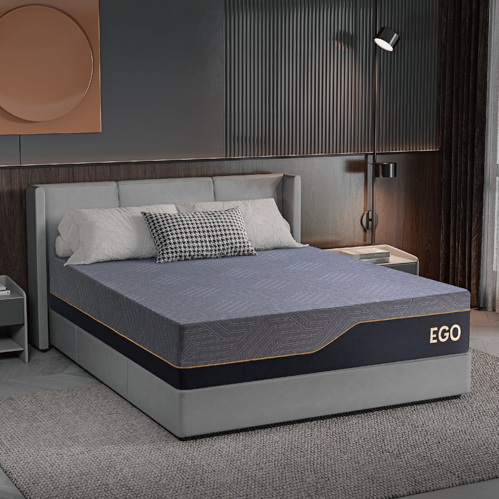 Black 14 inch Queen Memory Foam Mattress V45683