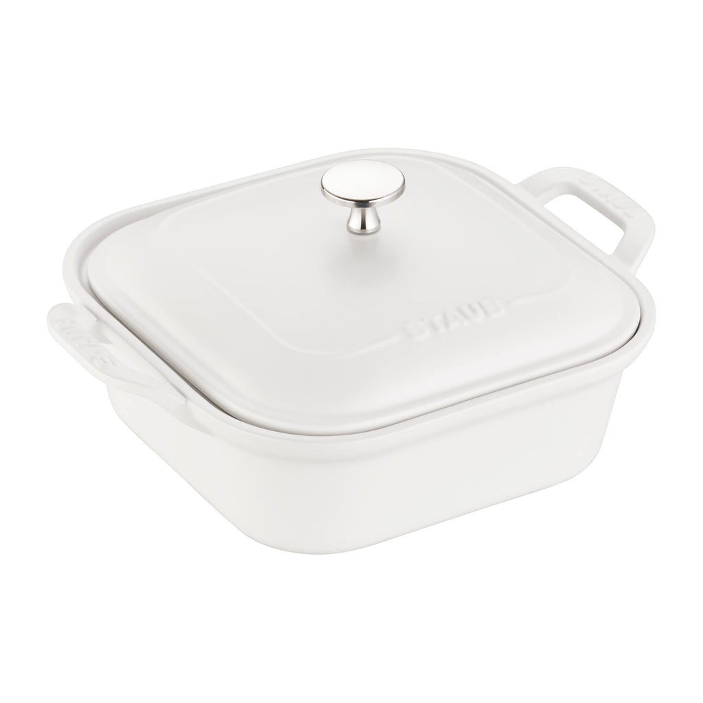 Matte White Square Covered Baking Dish M86832