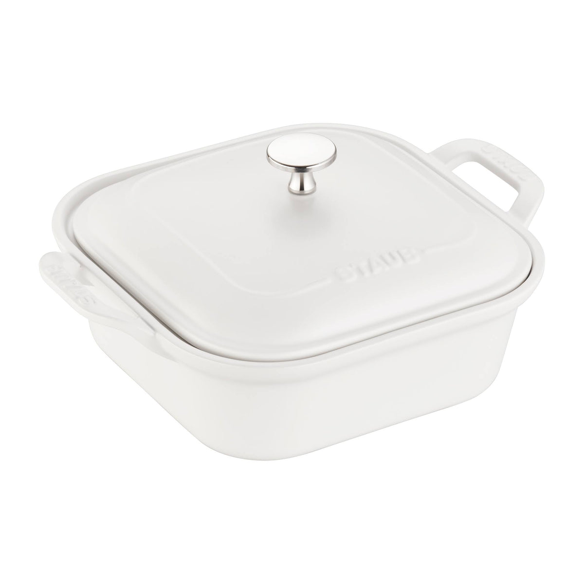 Matte White Square Covered Baking Dish M86832