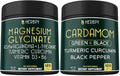 6in1 Magnesium Glycinate Ashwagandha & 4in1 Cardamom Capsules J994