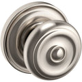 Satin Nickel Colonial Knob Dummy Set S369131