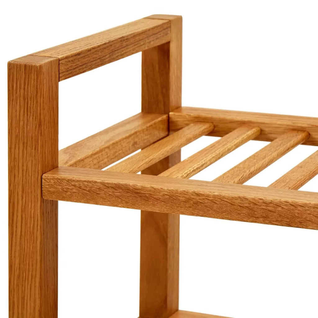 5-Tier Wooden Shoe Rack with Storage Shelves S58817