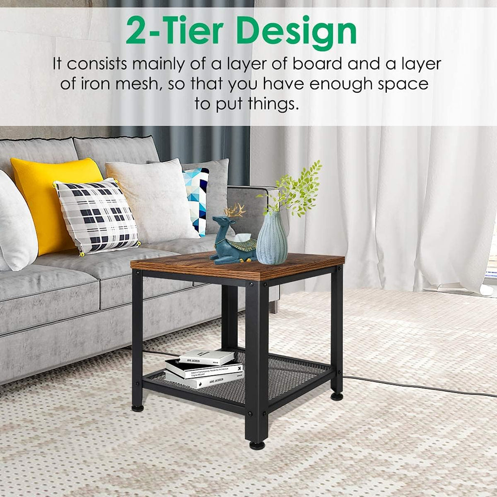 Storage Shelf with Small Table Y163