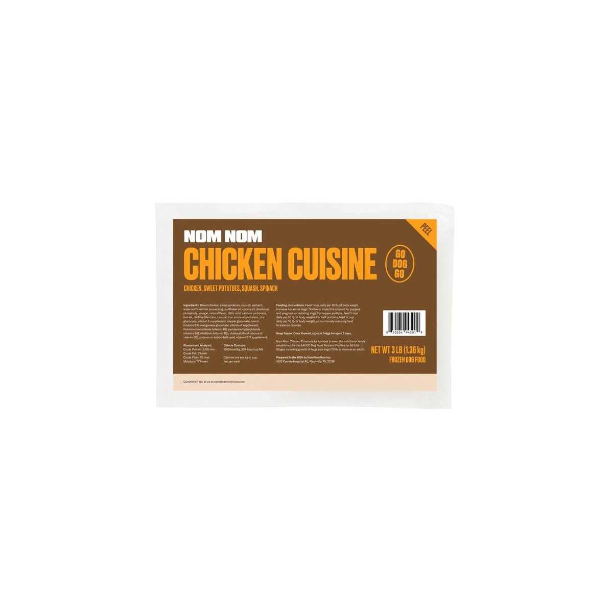 Frozen Dog Food Chicken L91904