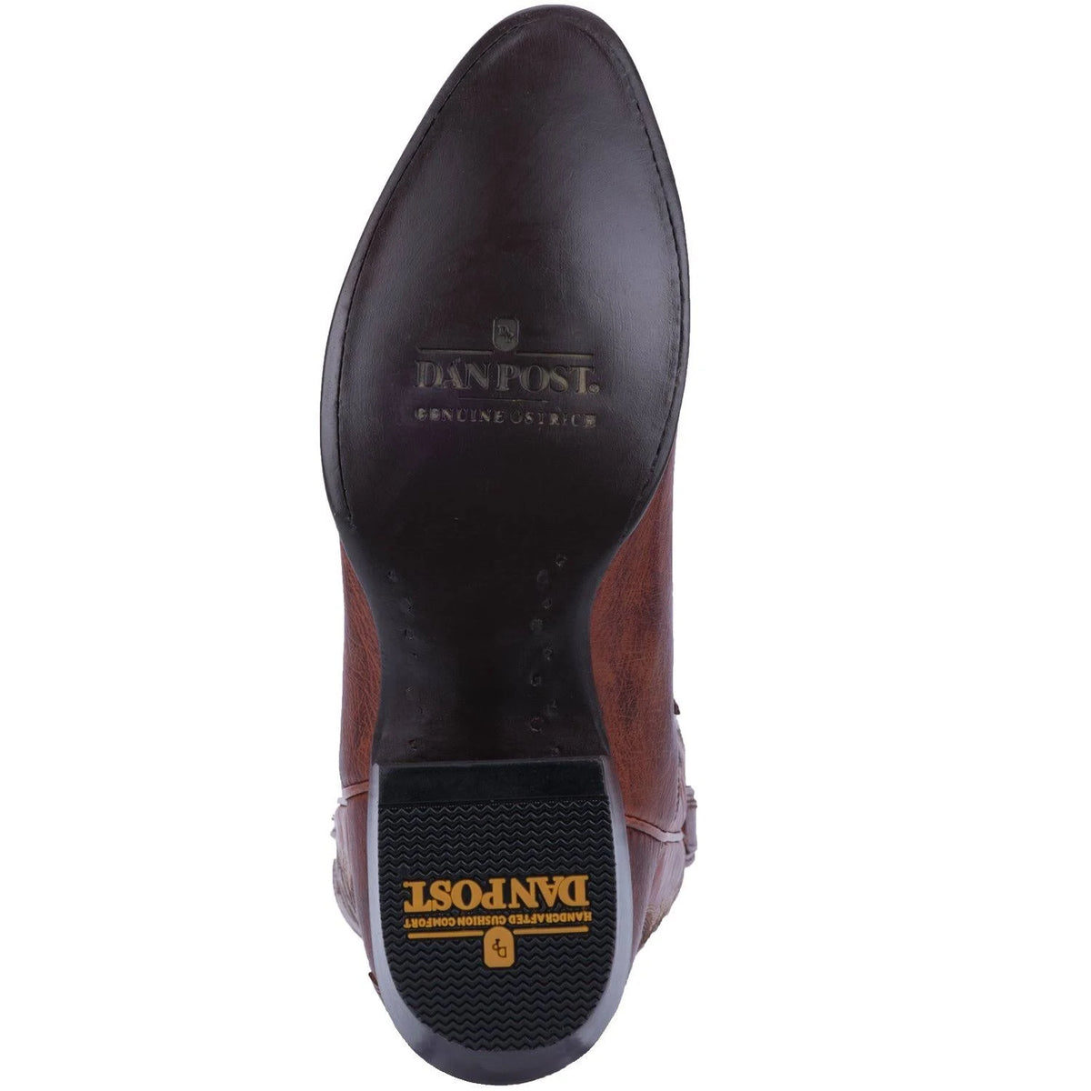 Cognac Ostrich Boots P55510