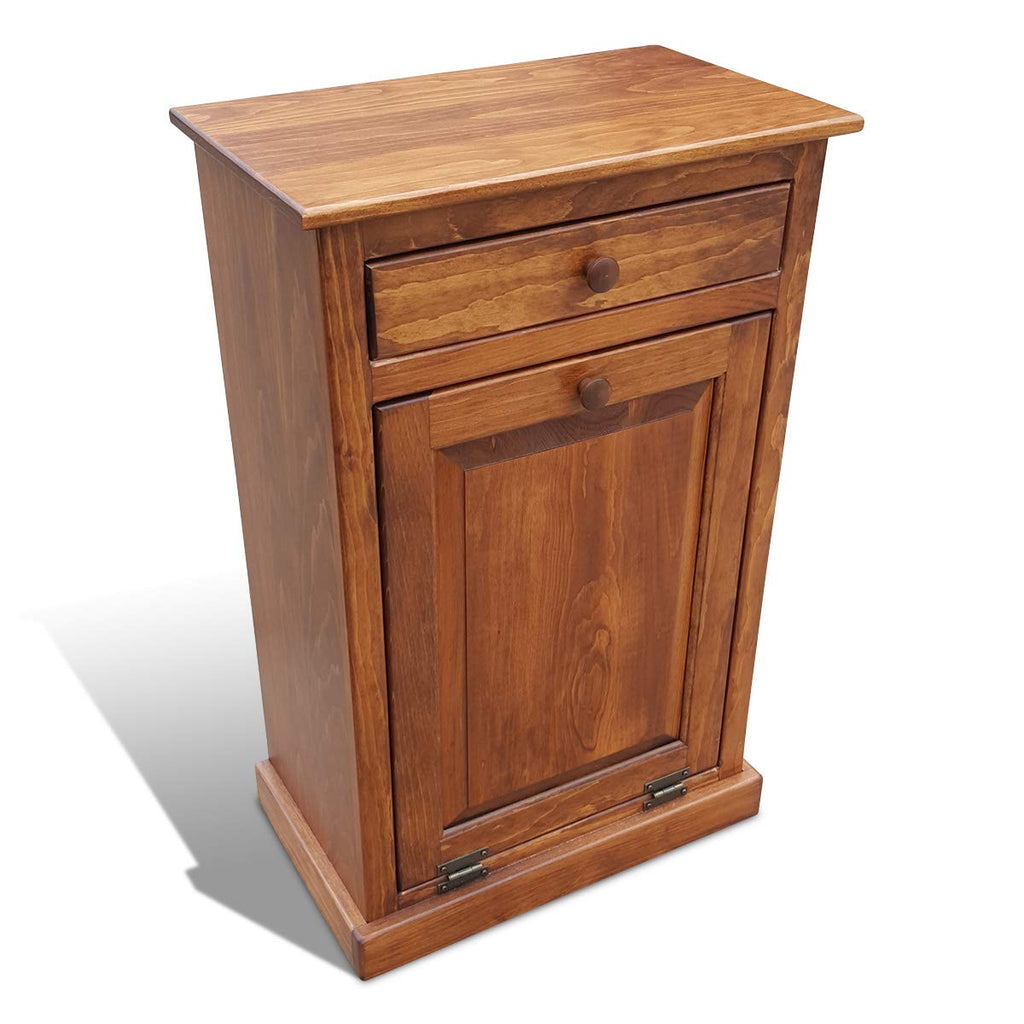 Wooden Pull Out Trash Can Cabinet R31540