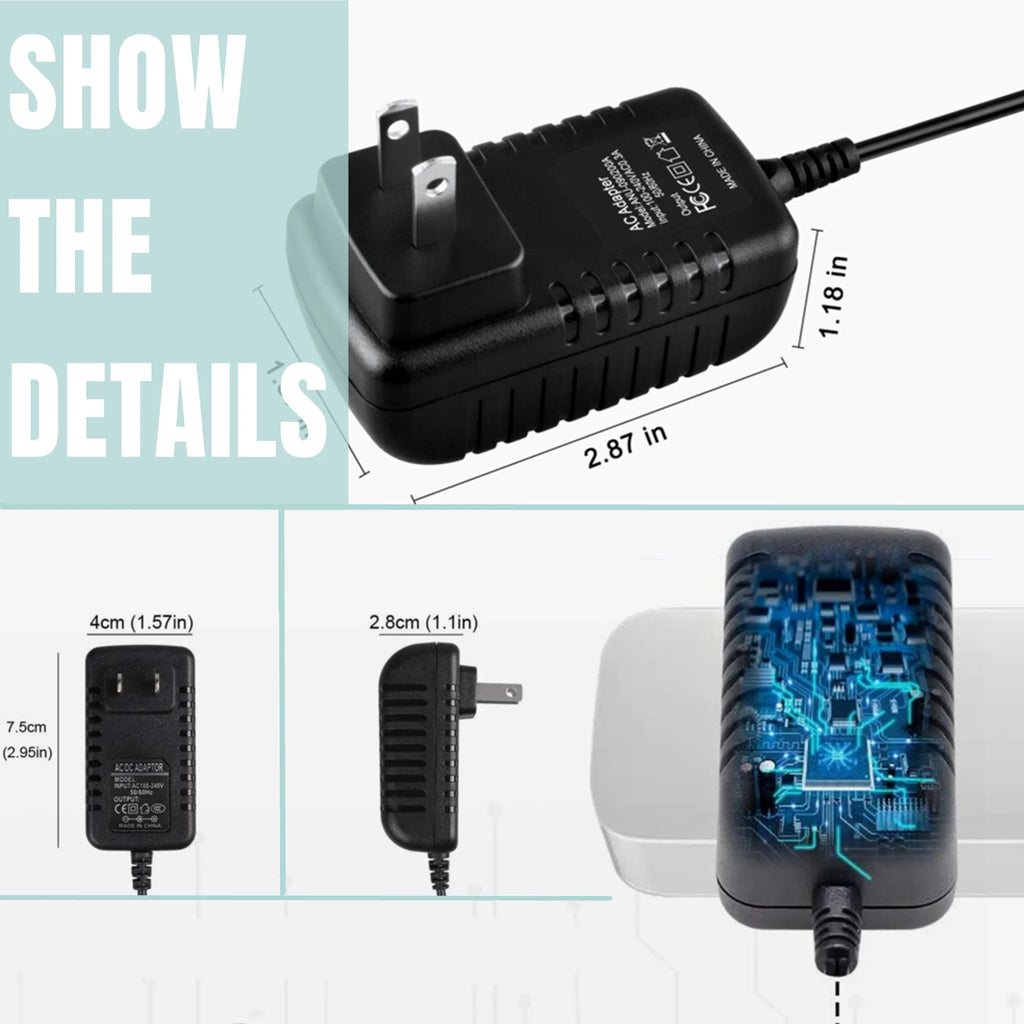 AC to DC Adapter Replacement for Polk Audio Omni P1 Black A283