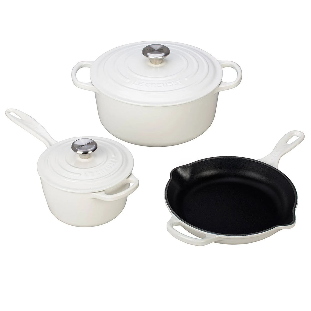 5 Piece Cast Iron Cookware Set (Oyster) V810016