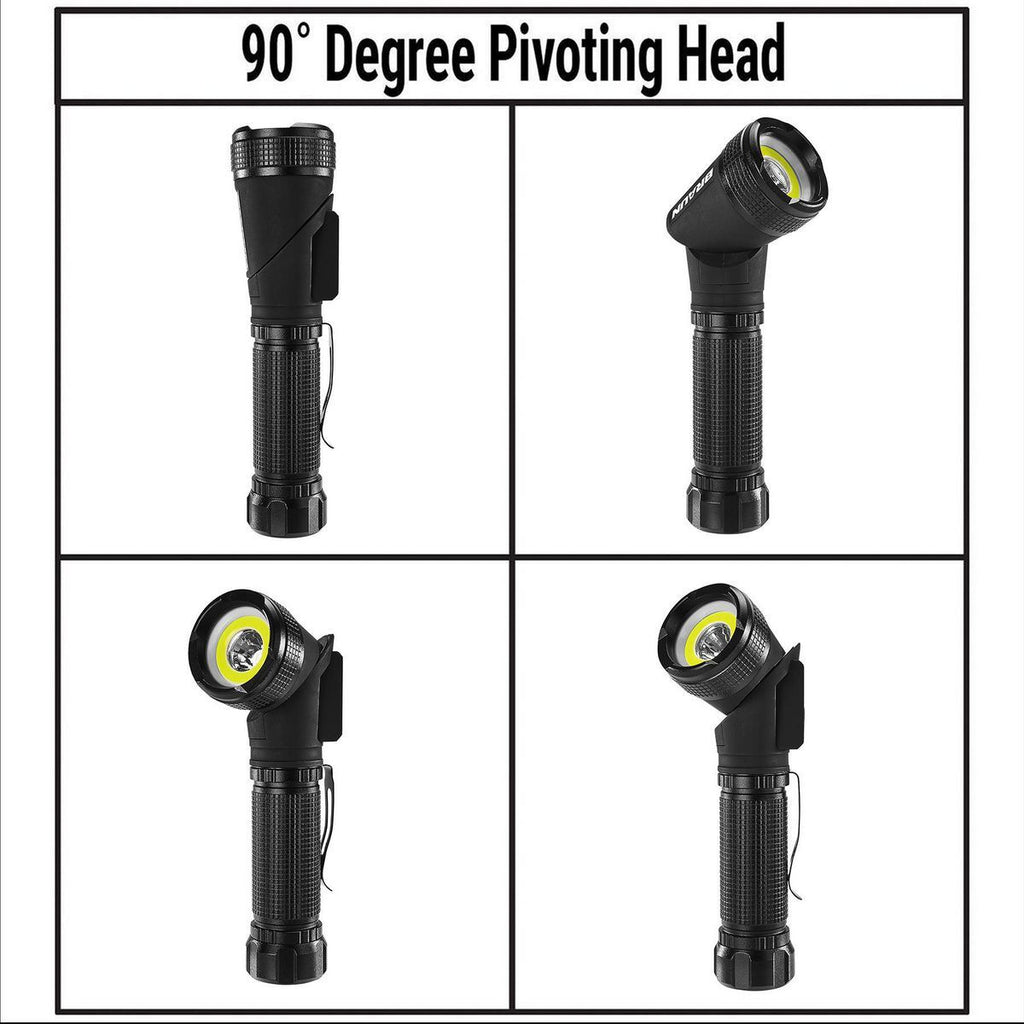 900 Lumen Rechargeable Swivel Head LED Flashlight V15717