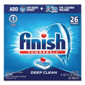 Finish Powerball Dishwasher Tabs, Fresh Scent, 26/Box, 8 Boxes/Carton W49254