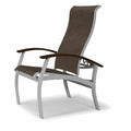 Patio Dining Chair Textured Silver Mocha Kona F124108