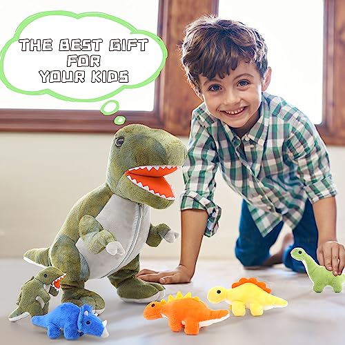23" 5-in-1 Shark Stuffed Animal Plush Set D79279