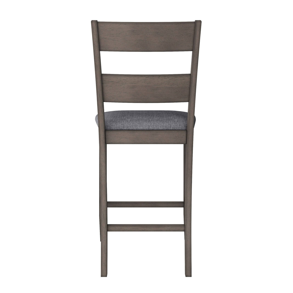 Washed Gray Counter Height Dining Chair Set of 2 Y30494