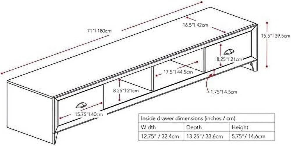 Wenge TV Bench K637