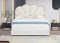 King Size Bed Frame with Drawer - White E3749