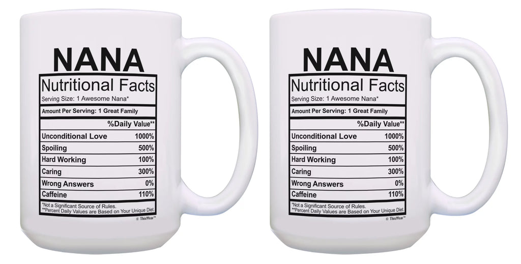 15oz Coffee Mugs 2 Pack B518