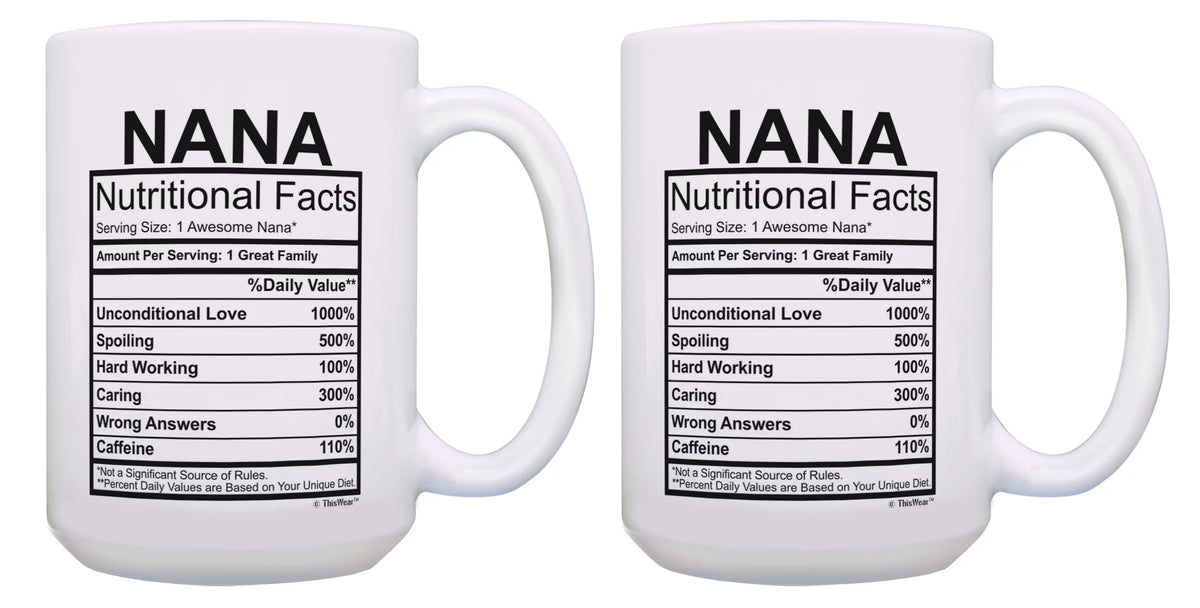 15oz Coffee Mugs 2 Pack B518