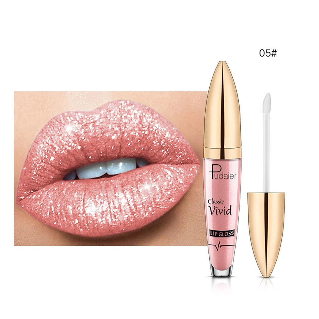 Shiny Long Lasting Glitter Lipstick, 5ml P732