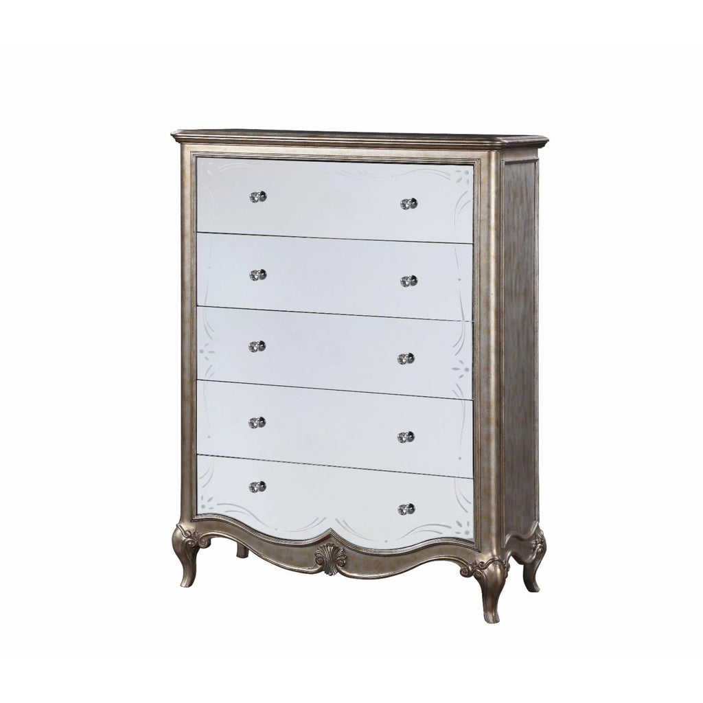 Antique Champagne Chest W106