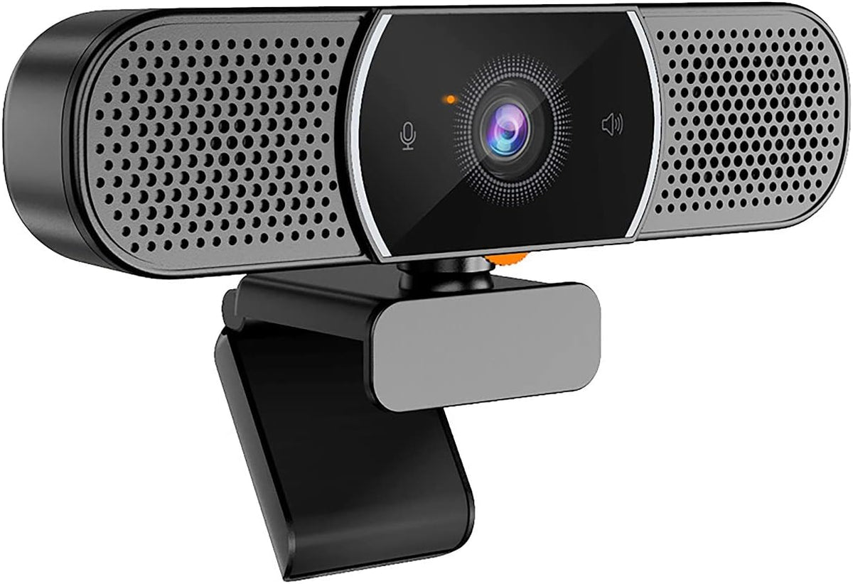 3-in-1 Full HD 1080P Conference Webcam with Microphone, Speakers, Privacy Cover V1692
