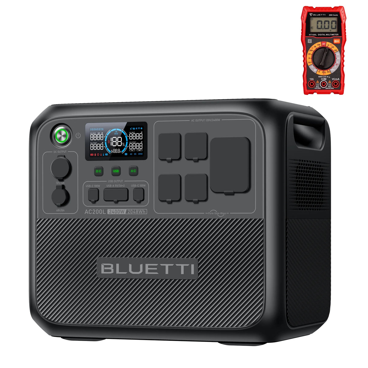 2048Wh 2400W Portable Generator Y91942