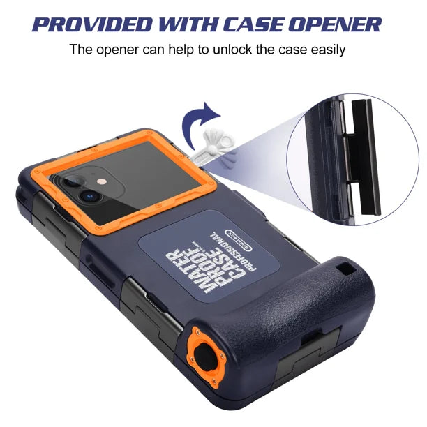 Waterproof Protective Case for Phones Up to 6.9 Inch Z456