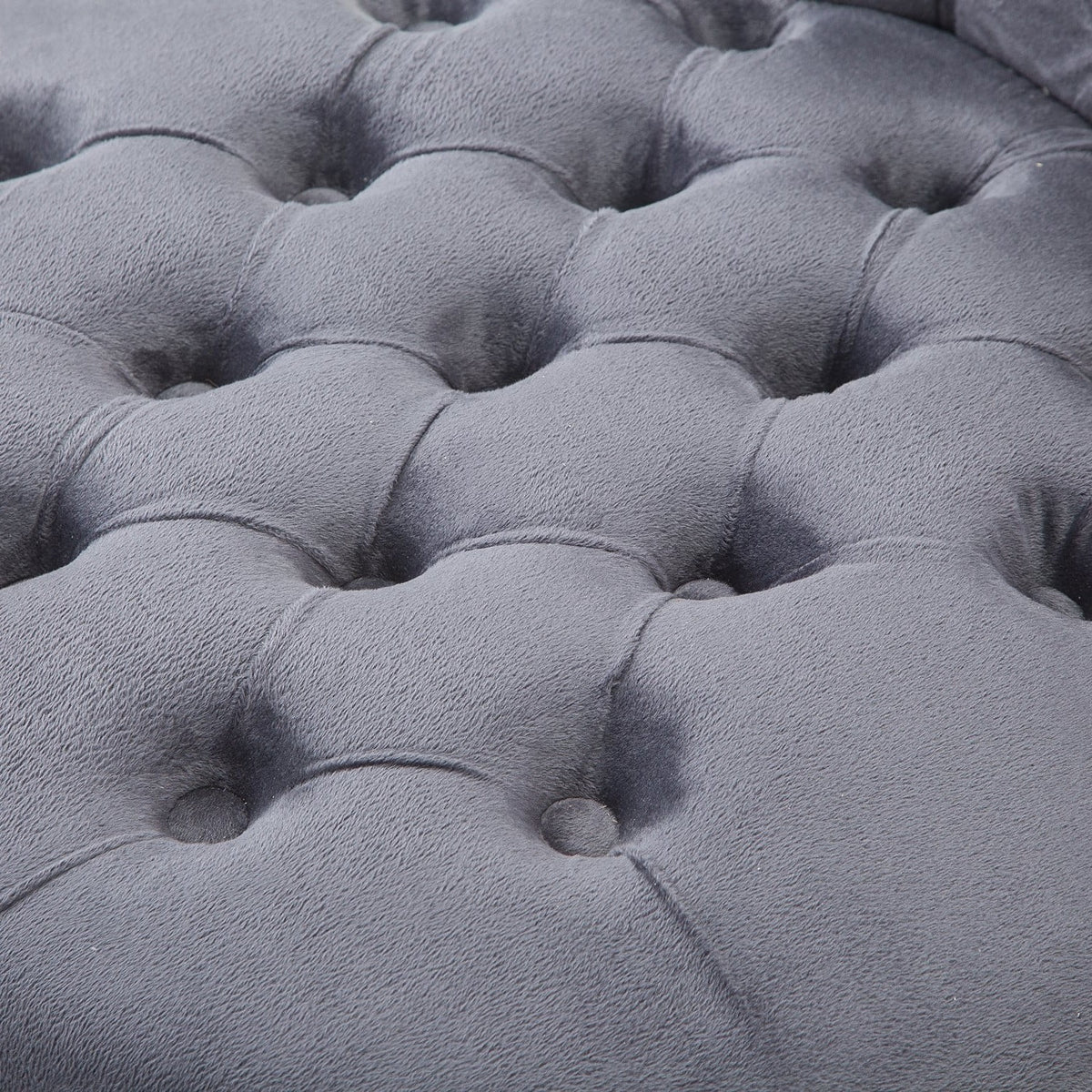 Gray Tufted Velvet Accent Chair E287223