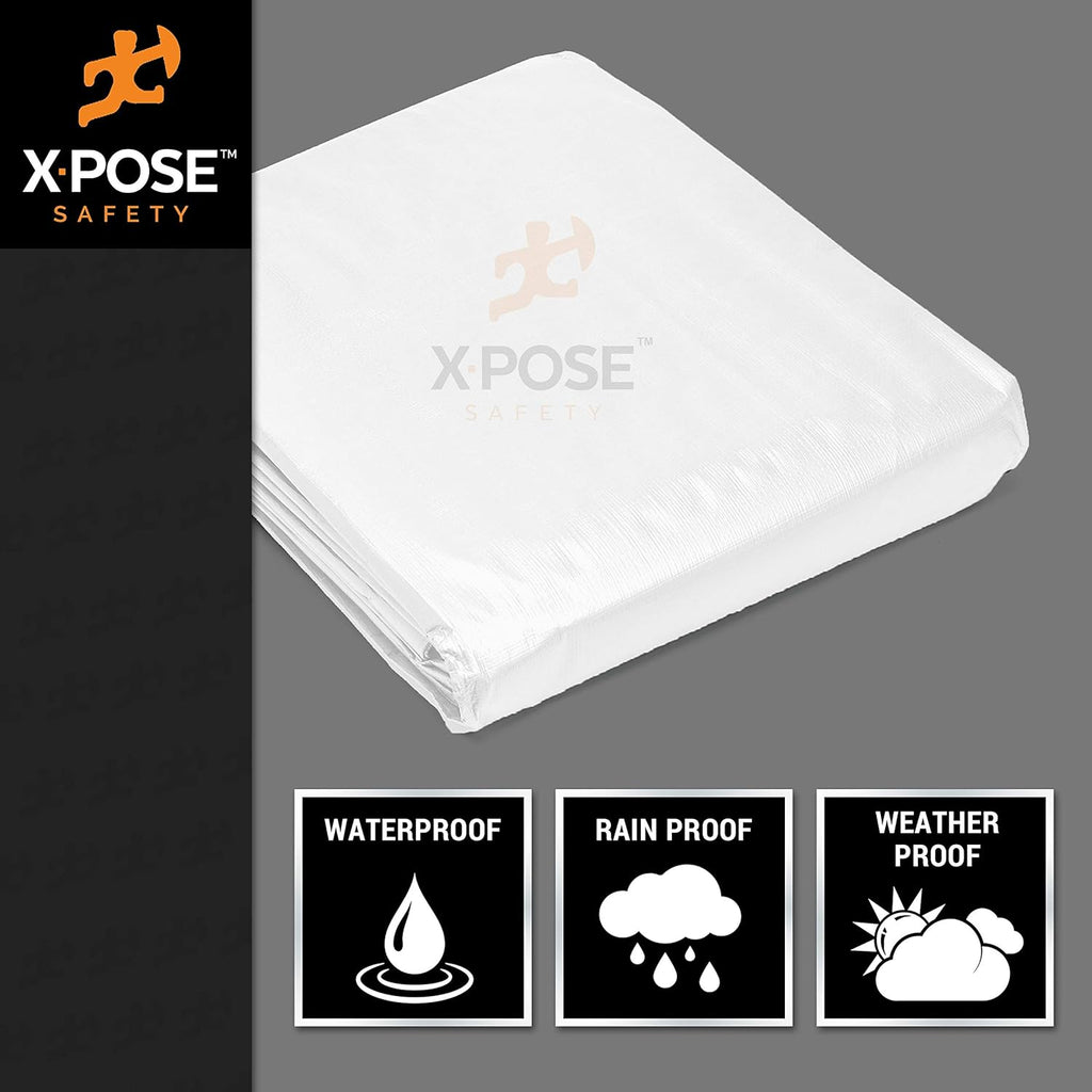 White 12 Mil Polyethylene Tarp 40' X 60' T3337