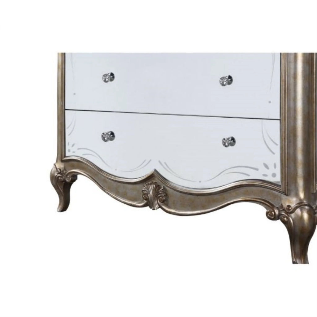 Antique Champagne Chest W106