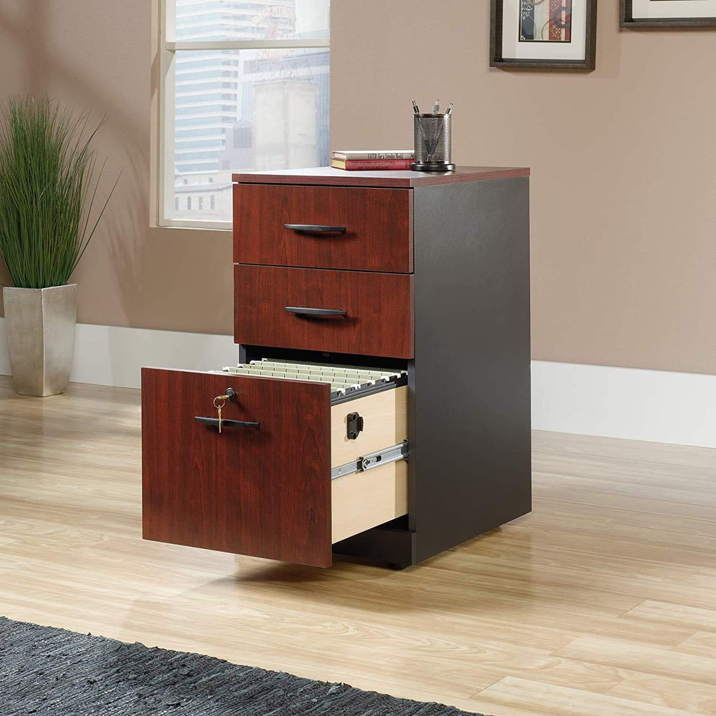 3 Drawer File Storage Cabinet in Classic Cherry M92461