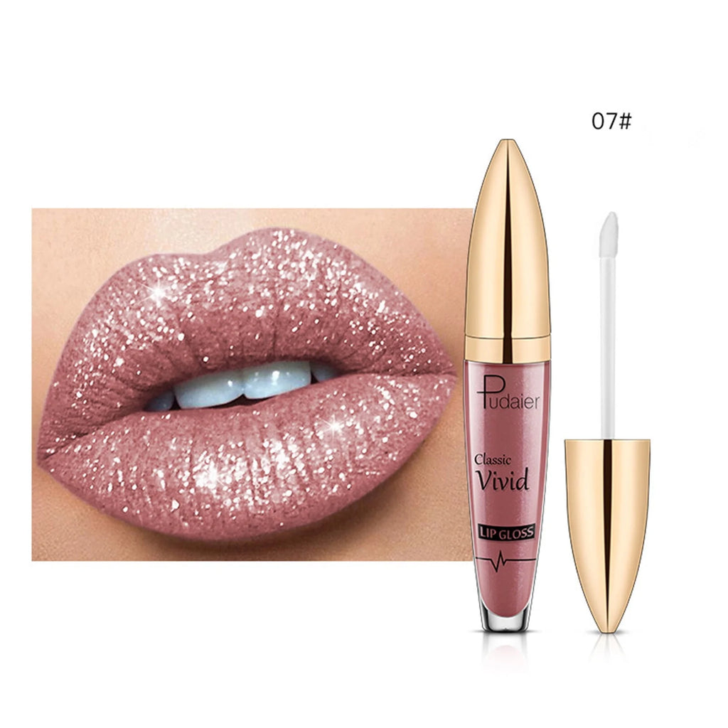 Shiny Long Lasting Glitter Lipstick, 5ml P732