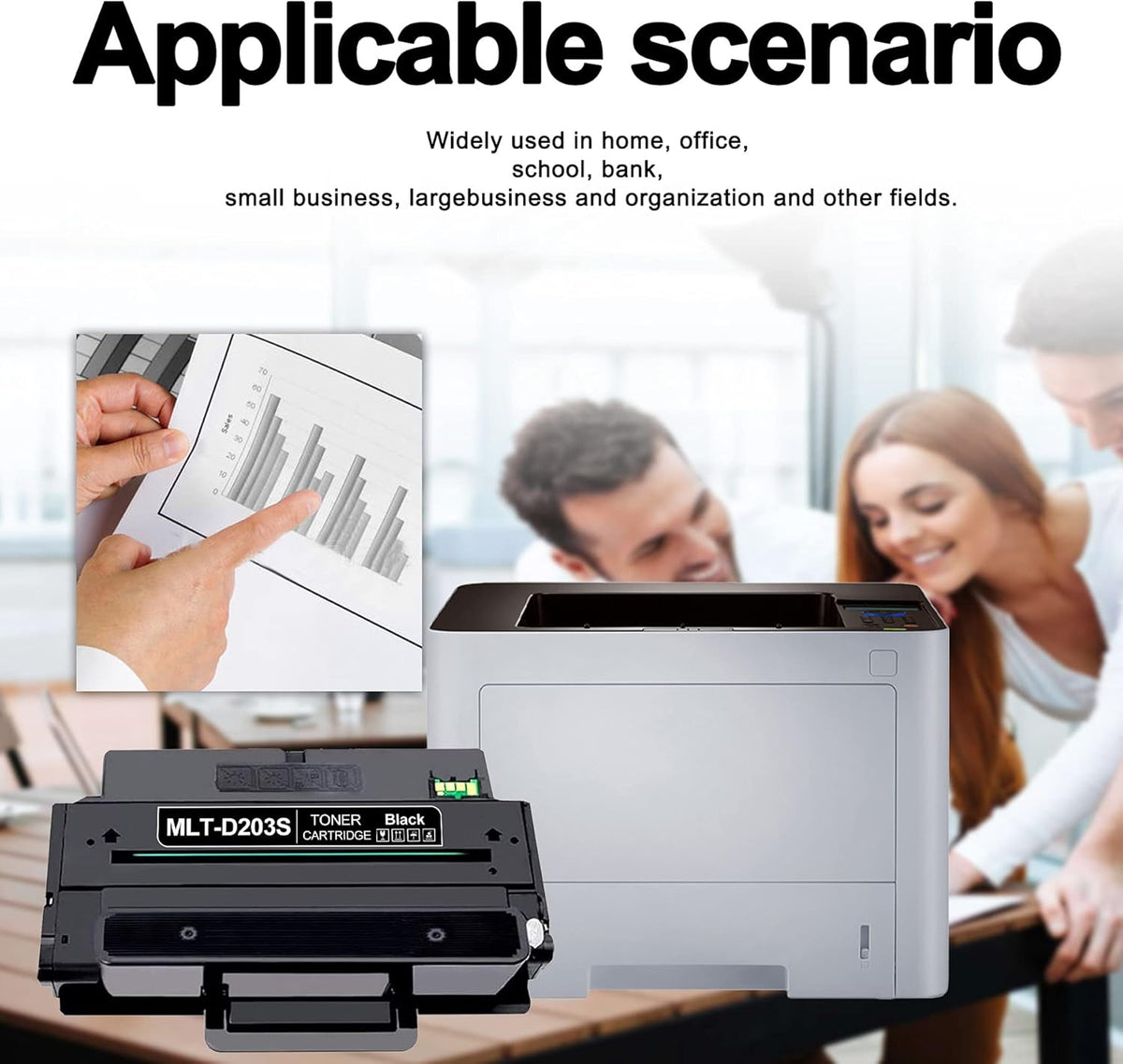 3 Pack Black Toner Cartridge J9108