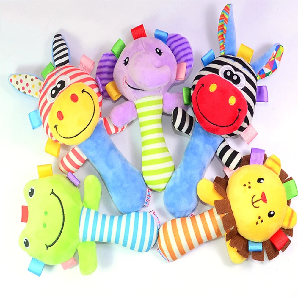 Giraffe Plush Rattle Toy for Infant M5720