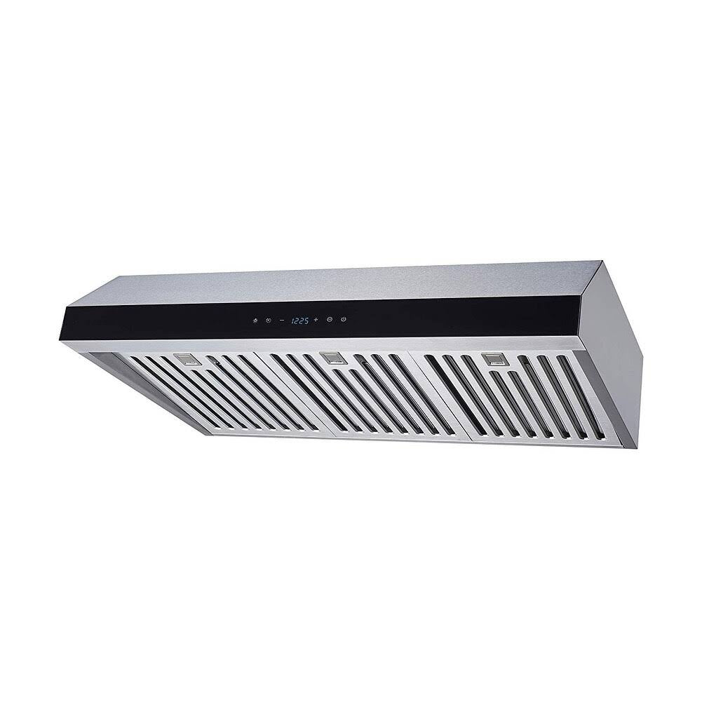 30x22 Stainless Steel Under Cabinet Ducted Range Hood 500 CFM Touch Control R262