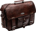 Leather Messenger Laptop Bag Satchel (11 X 15) V780