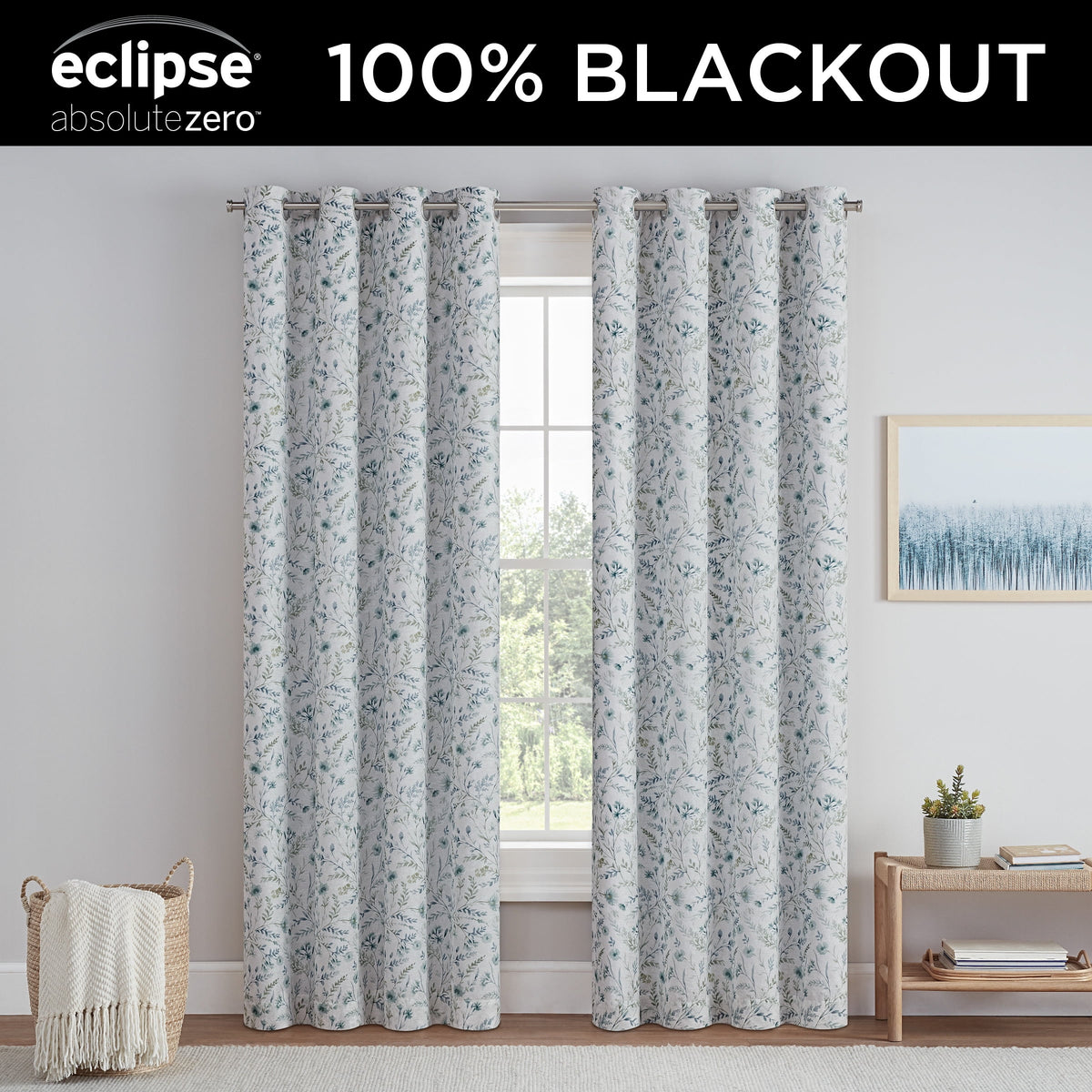 Marine 100% Blackout Lined Curtains 63x50 C76811