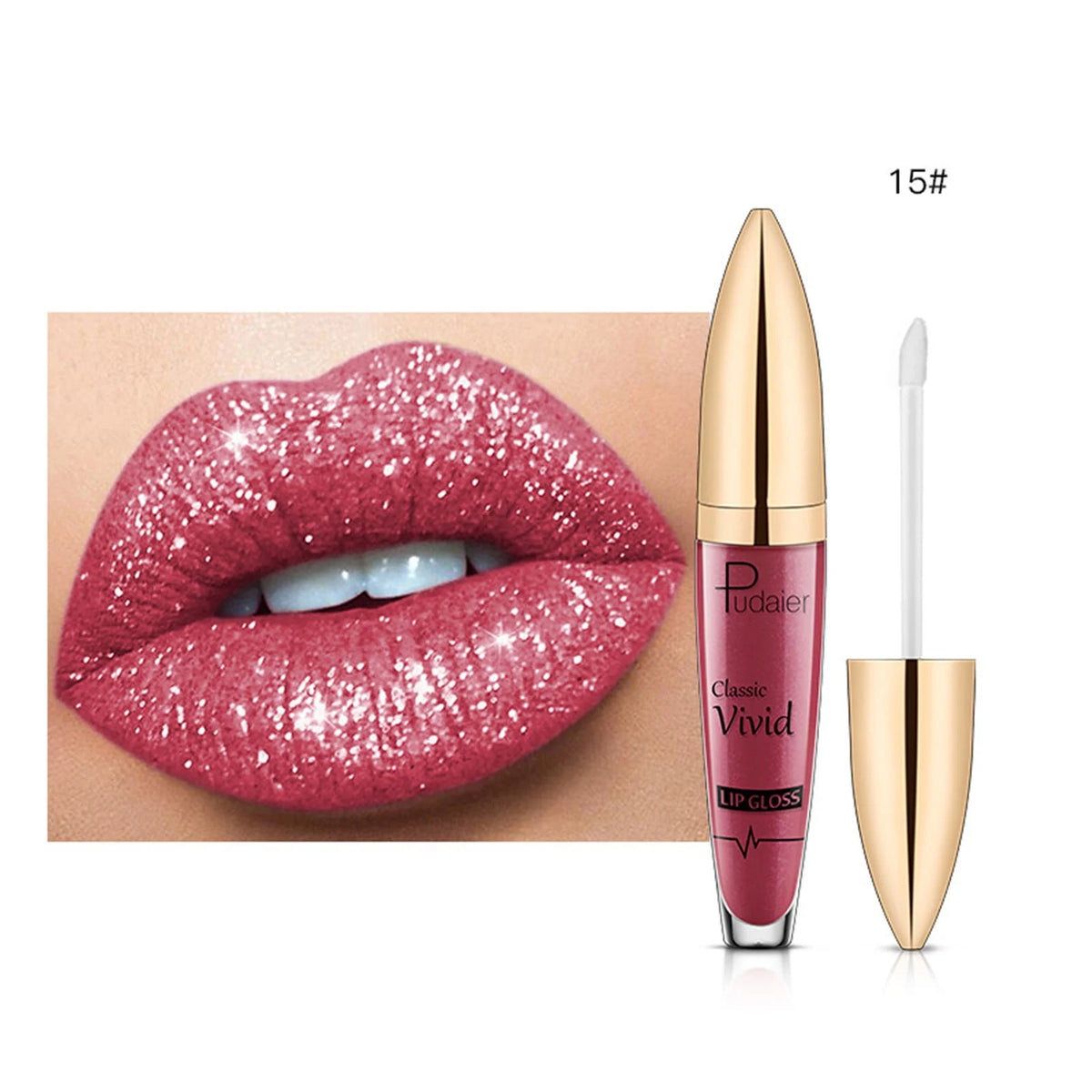 Shiny Long Lasting Glitter Lipstick, 5ml P732