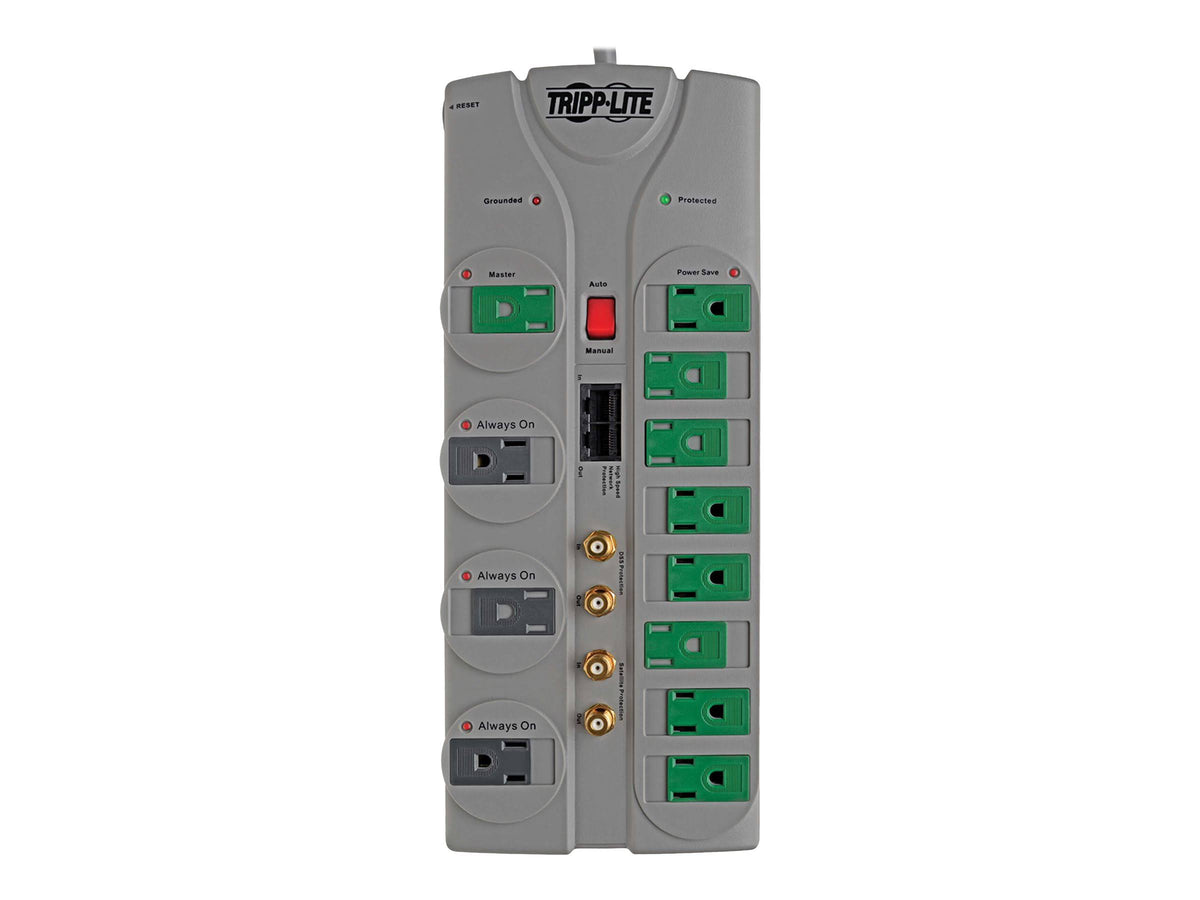 12 Outlet Surge Protector with 10 ft Cord U80136