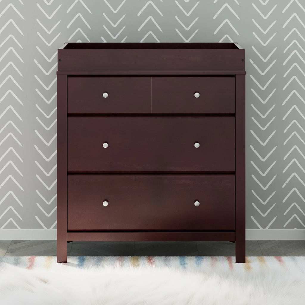 White 3 Drawer Changing Dresser W80052