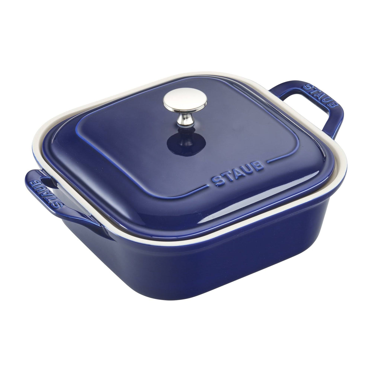 Matte White Square Covered Baking Dish M86832