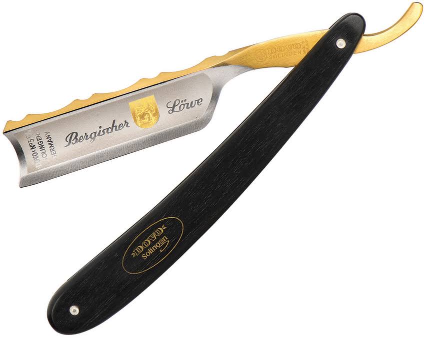 Carbon Ebony Steel Straight Razor R27776