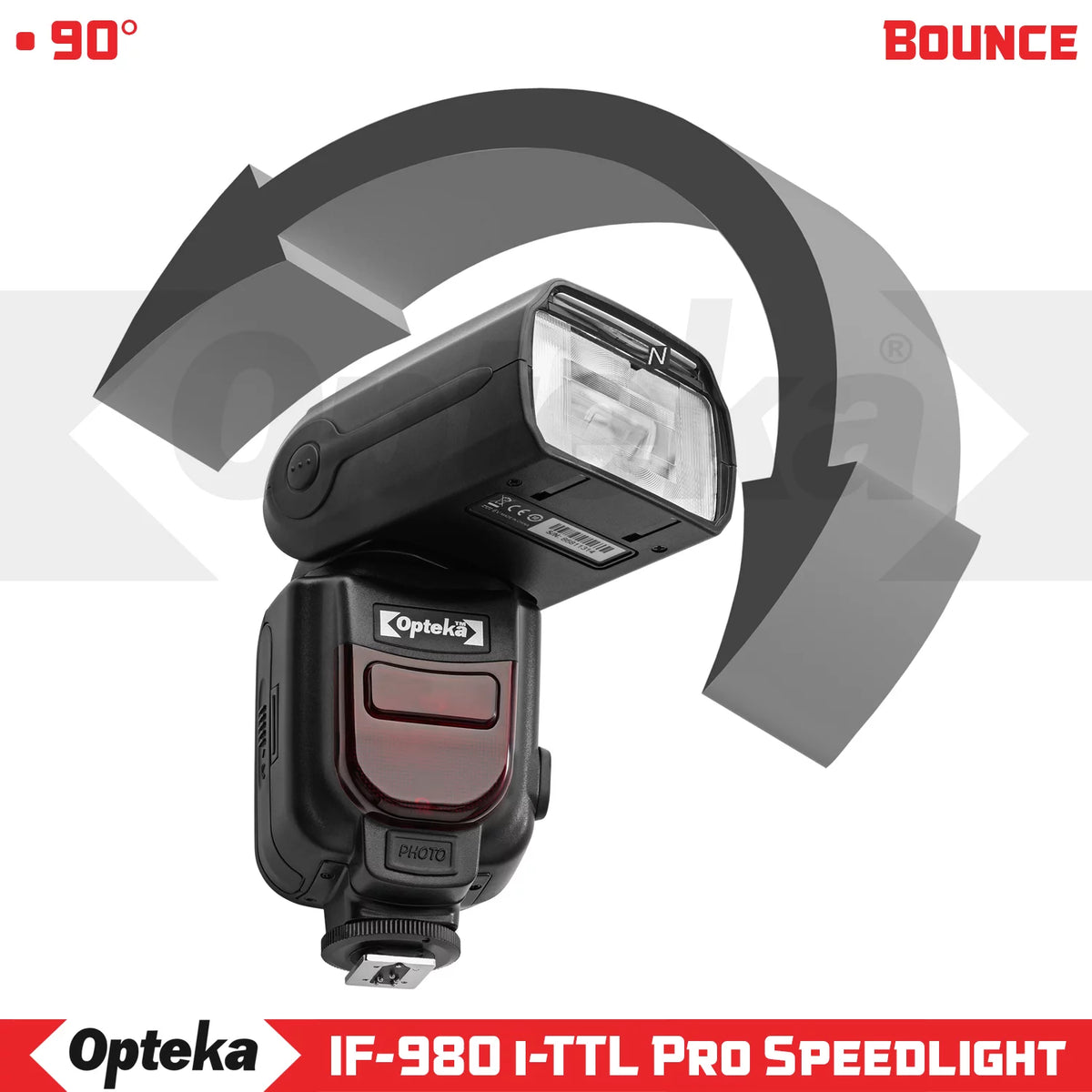 Auto-Focus Speedlight Flash with LCD Display V3591