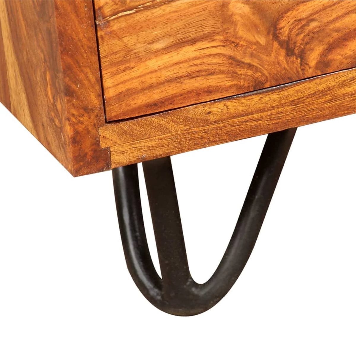 Writing Desk with 1 Drawer and 1 Cabinet Sheesham Wood B566703
