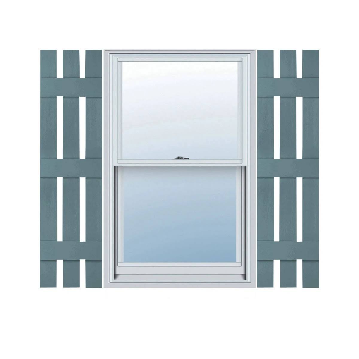 Lifetime Vinyl Board-n-Batten Shutters F7734