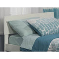 White Twin Panel Headboard S619728