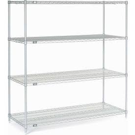 Chrome Wire Shelving Starter 60x22W x 30x22D x 63x22H E32216