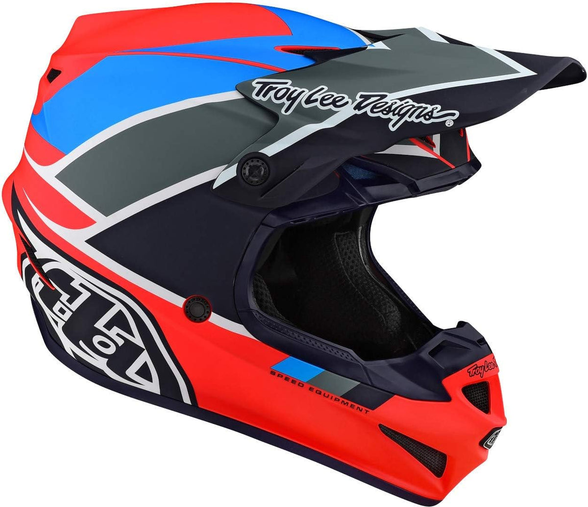 Orange/Navy Youth Helmet with MIPS Z978986